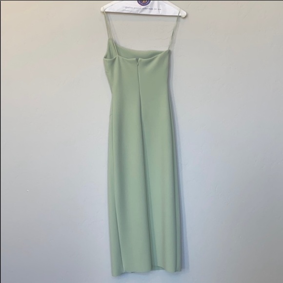 BEC & Bridge Fleur Asymmetrical Midi Avocado - Picture 5 of 7